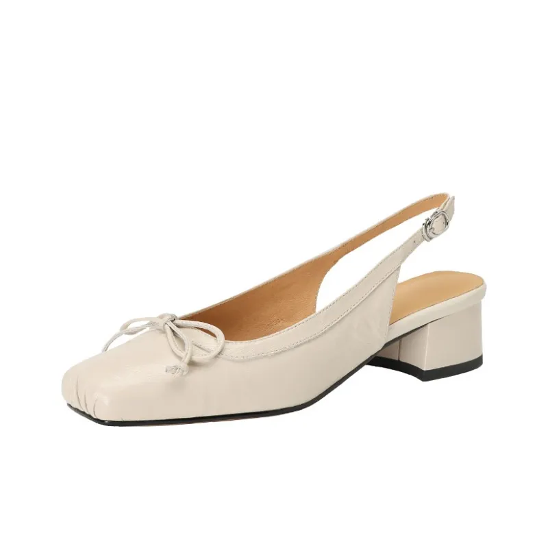 Echo&yolo Chunky Heel High Heels 3.5cm Women's-5
