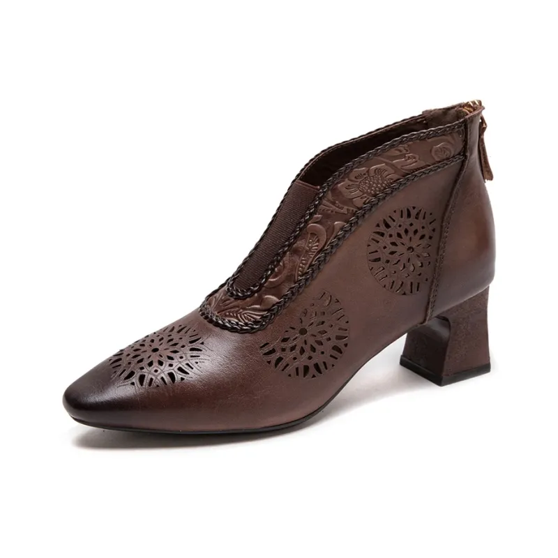 Jay Ankle Boots Women's Brown/Khaki-1