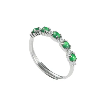 Oriental Jade Ice Glutinous Jadeite Rings Women's