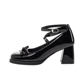 Wonderful Couple Chunky Heel High Heels Women's