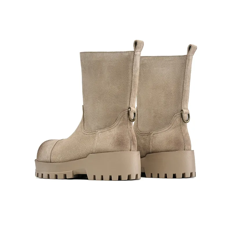 EBLAN Ankle Boots Women's Cameo Brown-2