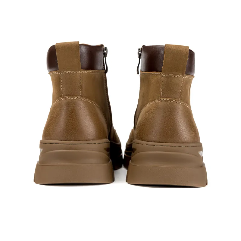 AOKANG Martin Boots Men Brown-4