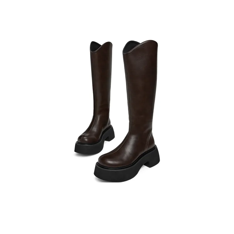 CHARLES&KEITH Small Ck Knee high Boots 6.5cm Women's-6