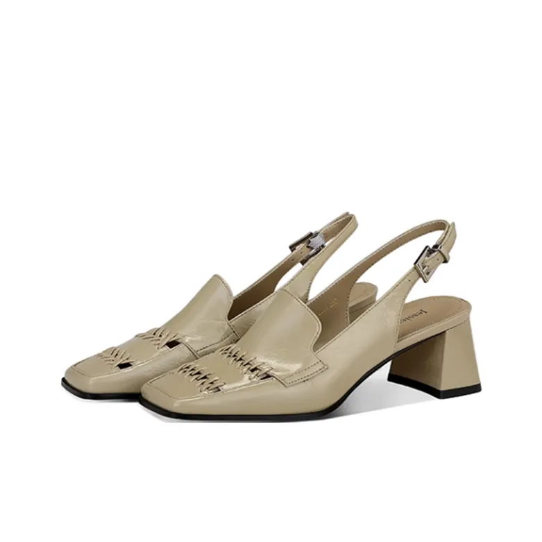 JESSICA SOPHIA Chunky Heel High Heels 4cm Women's-1