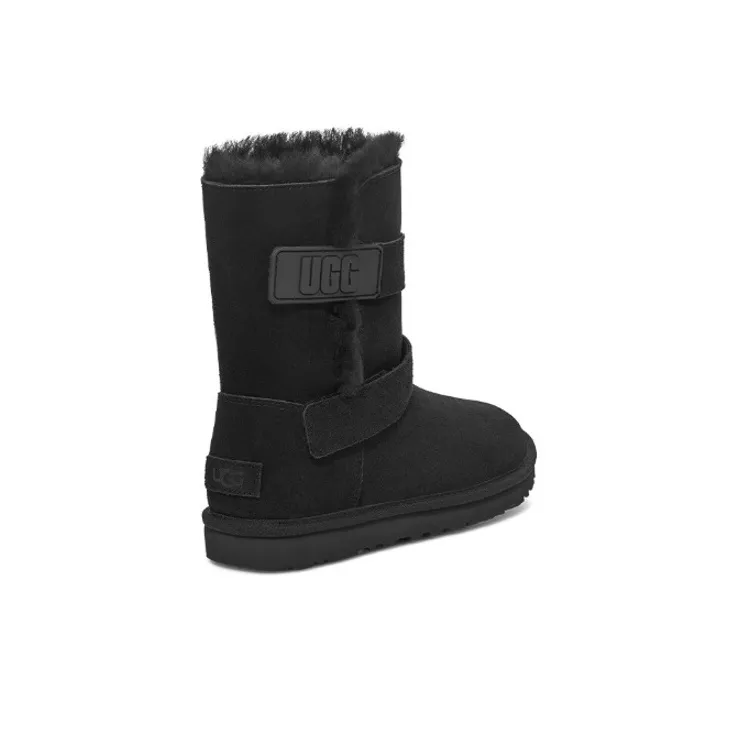 UGG Bailey Graphic Logo Strap Boot 'Black' Women's-3
