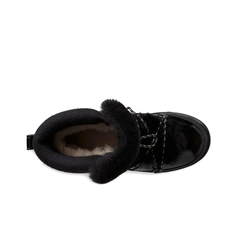 UGG Highland Waterproof Fleece Lined Black Women's-4