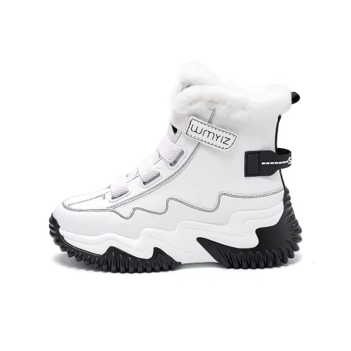 BAIJIHONG Thermal Abrasion Resistant Height Increasing Slip Resistant Short Snow A53 7cm Women's