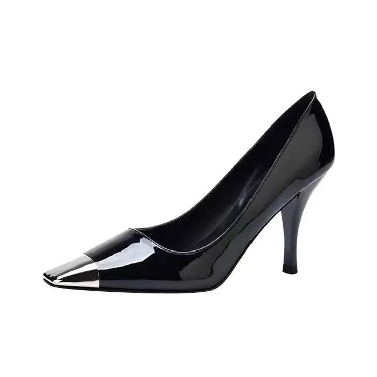 Xingdiman Slim Heel High Heels Women's Black Gift Box Set-20