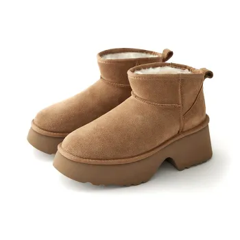 Marie Claire Warm Cushioning Slip Resistant Height Increasing Short Snow Boots Women's