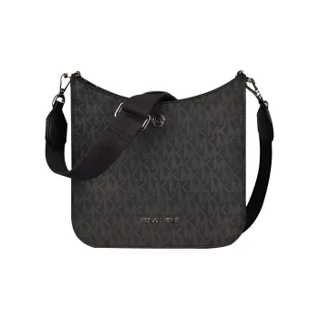 MICHAEL KORS Artificial Leather Messenger Bag Shoulder Bag Crossbody Bag Small Size Women's Black