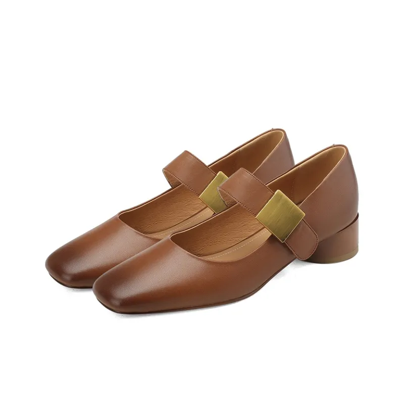 Naiyee Block Heel High Heels 3.5cm Women's-2