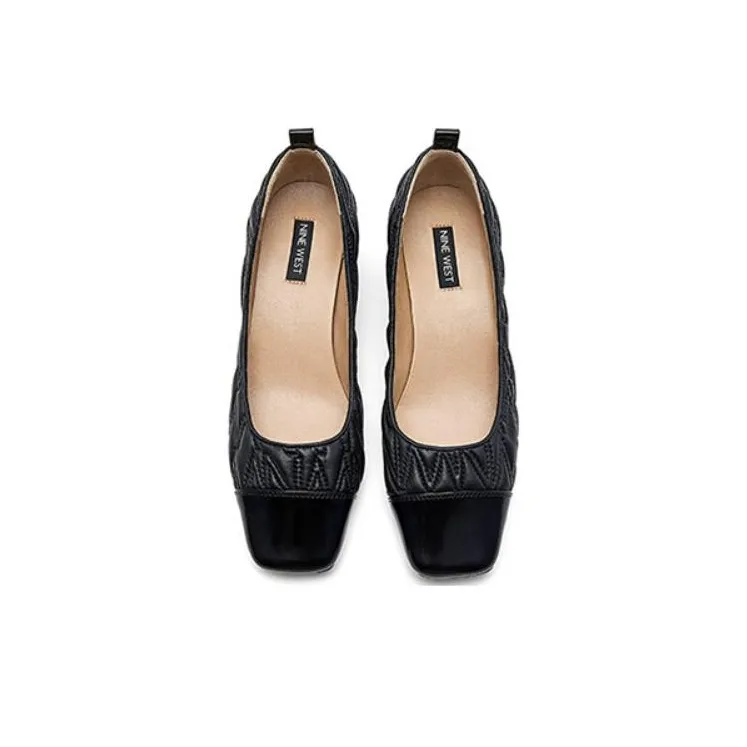 NINE WEST Chunky Heel High Heels 5cm Women's-6