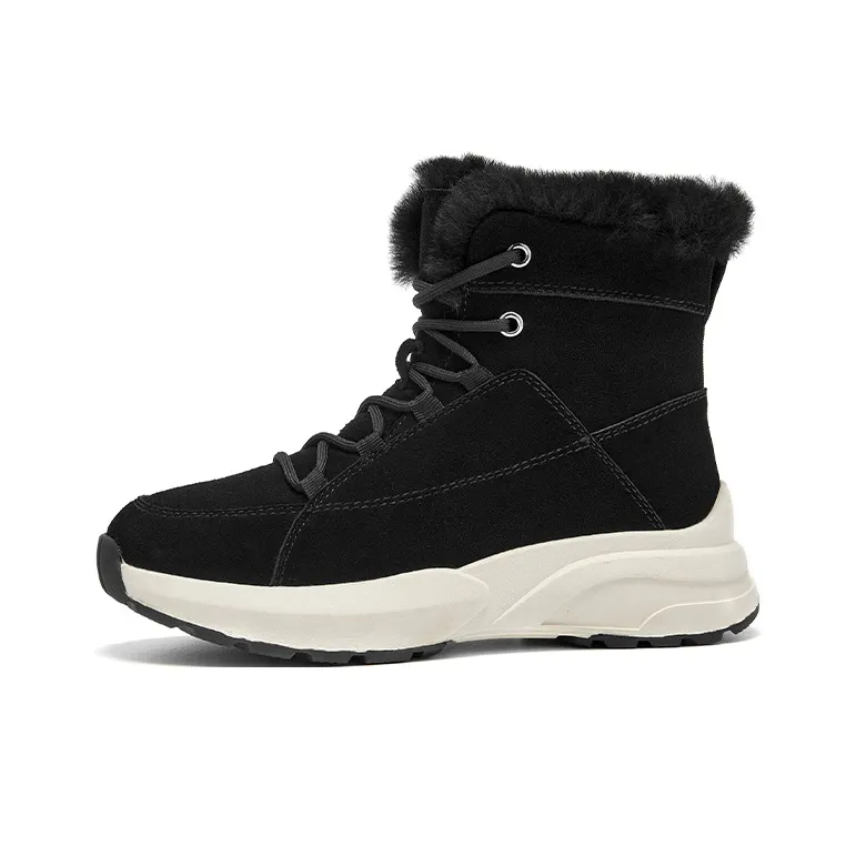 Beau Today Wear-Resistant Short Mid-Calf Snow Boots Women's-0