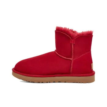 UGG Mini Bailey Button Ii Boot Red Women's