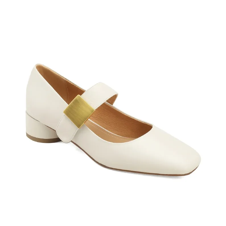 Naiyee Block Heel High Heels 3.5cm Women's-9