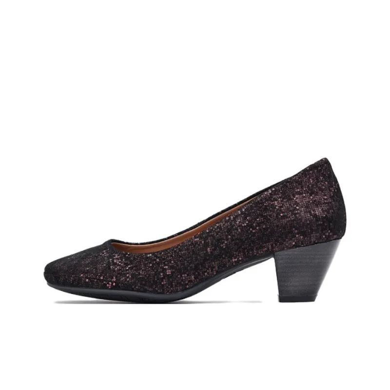 MEPHISTO Block Heel High Heels 5cm Women's-8