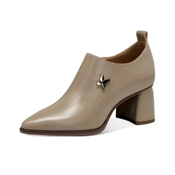 JESSICA SOPHIA Chunky Heel High Heels 5.5cm Women's
