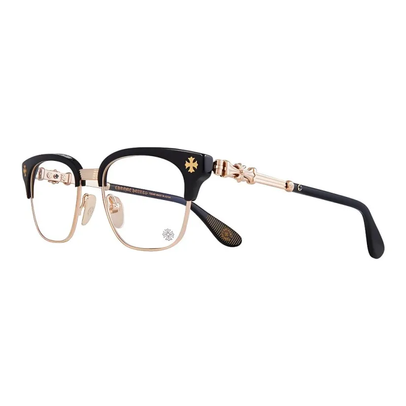 Chrome Hearts Plate Frame Irregular Shape Eyeglass Frames Unisex Multicolor-0