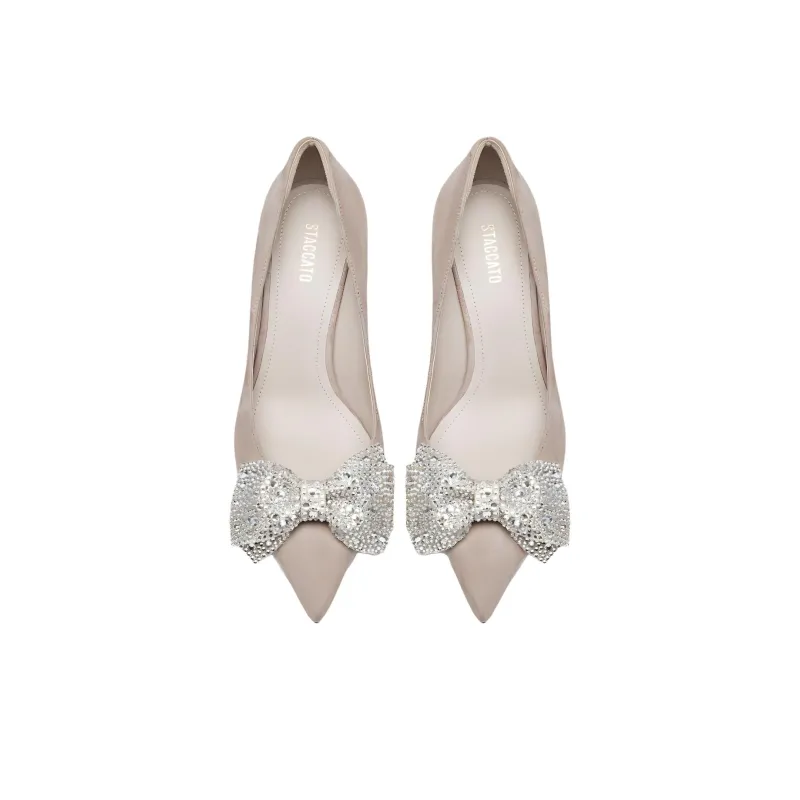 Staccato Butterfly Fairy Shoes Slim Heel High Heels 6.5cm Women's-3