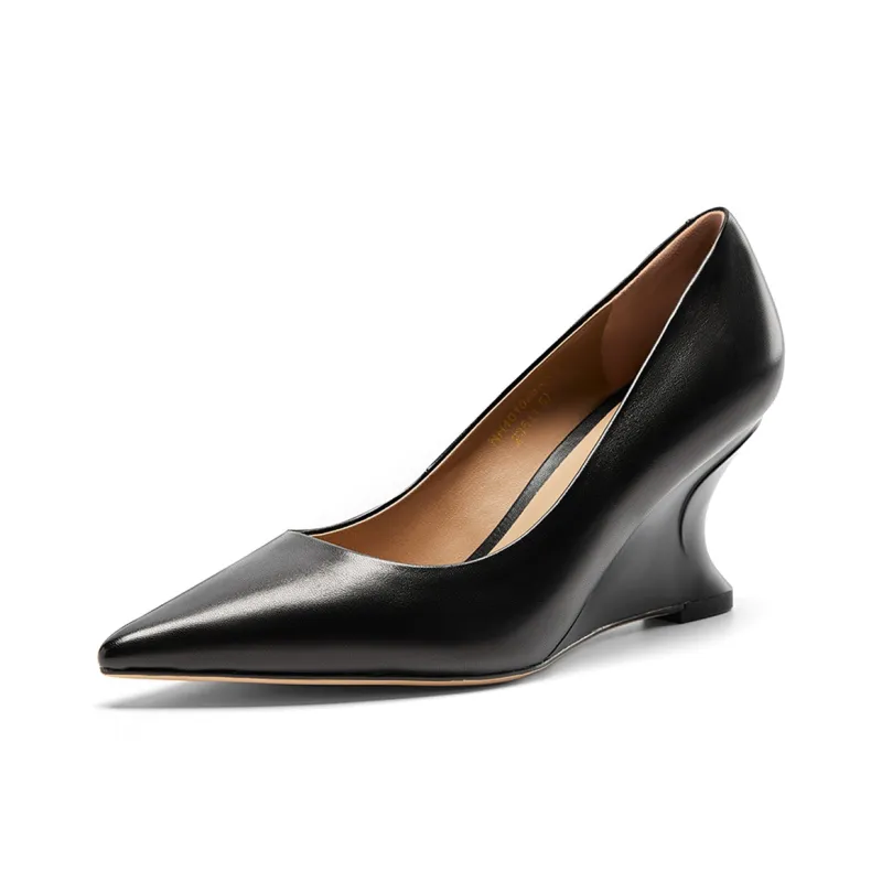 NINE WEST Wedge Heel High Heels 7.5cm Women's-1