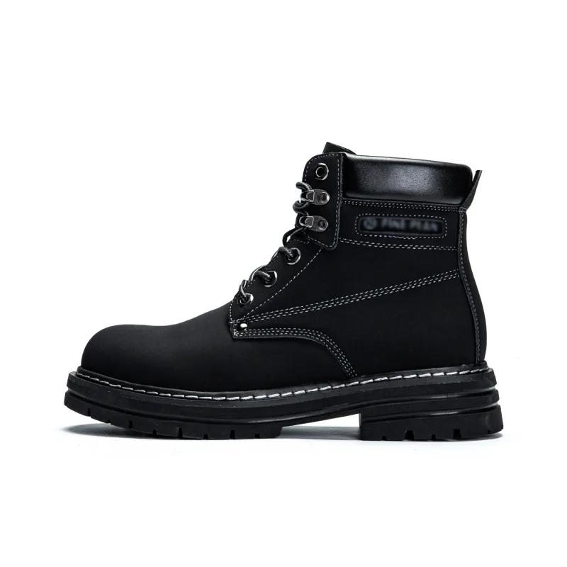 KUX Martin Boots Unisex Yellow Brown/Black-7
