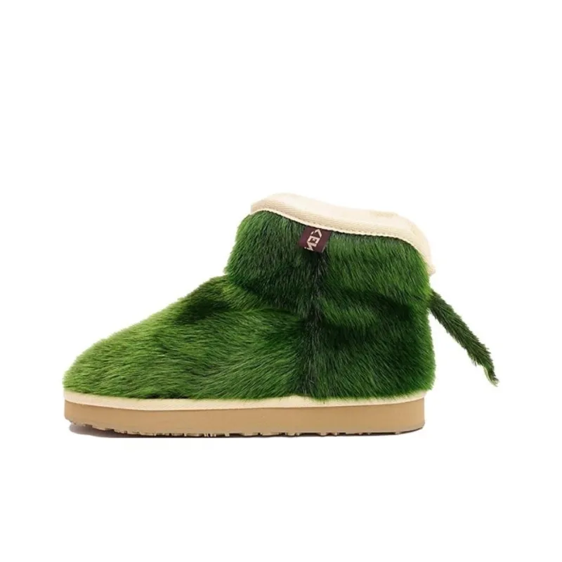 K.D.KENAZ Warm Coverage Snow Boots Women's Matcha Green-0
