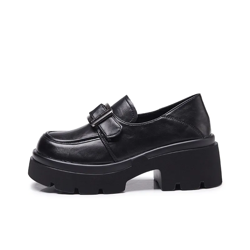 Bull Charm Chunky Heel High Heels Women's-0