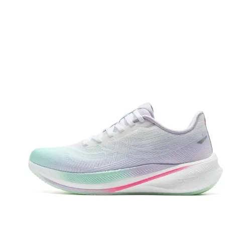 XTEP 360X 2.0 LITE Running Shoes Women's Low Top Classic White/Peony Purple/Tranquil Blue