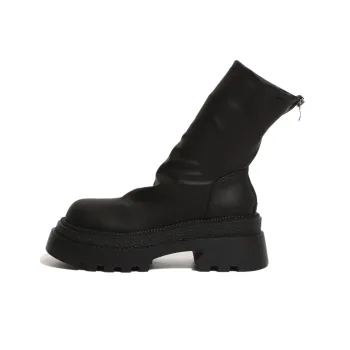 NUNZ Ankle Boots 6.5cm Women's Black Brown