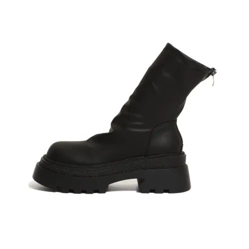NUNZ Ankle Boots 6.5cm Women's Black Brown