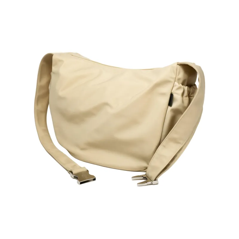 SMTING STUDIO Polyester Shoulder Bag Large Size Unisex Deep Black/Oat/Light Blue-6