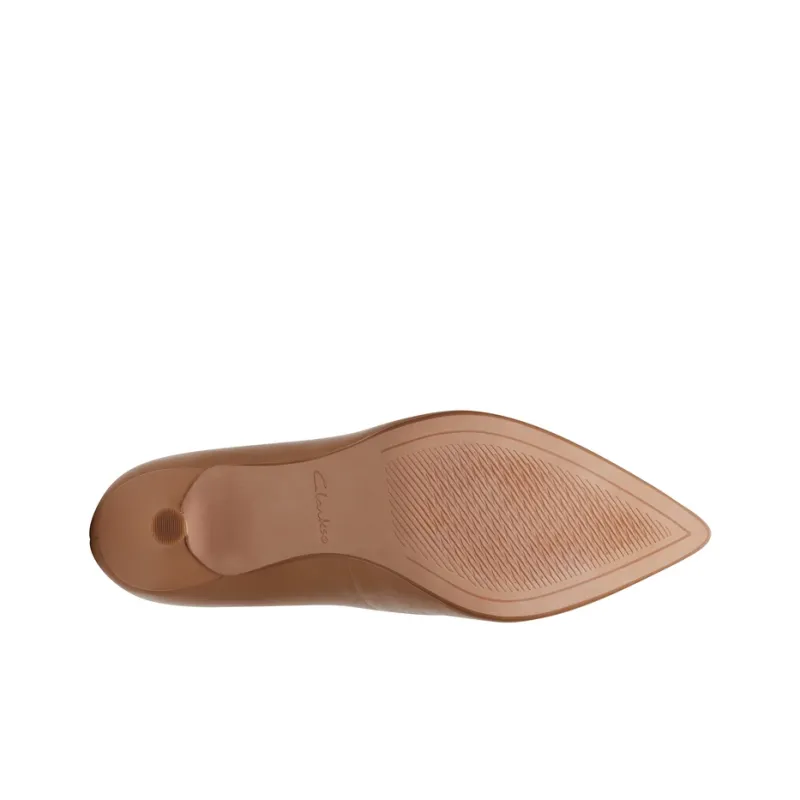 Clarks Slim Heel High Heels Women's Brown-4