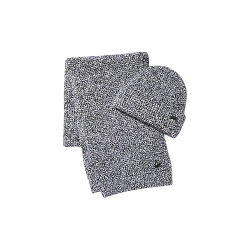 MICHAEL KORS Ribbed Knit Beanie Hat And Scarf Set-0