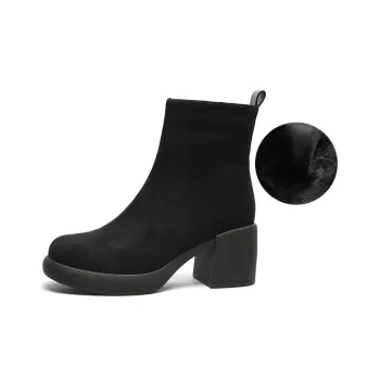Mulinsen Ankle Boots 7.0cm Women's Black