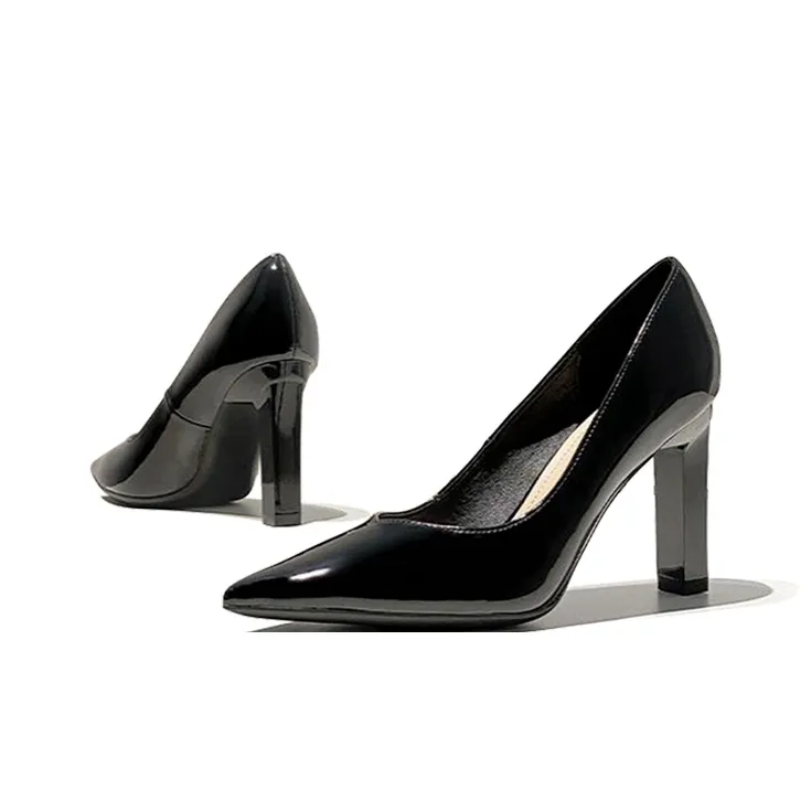 BANWEIDIYA Chunky Heel High Heels 9cm Women's-6