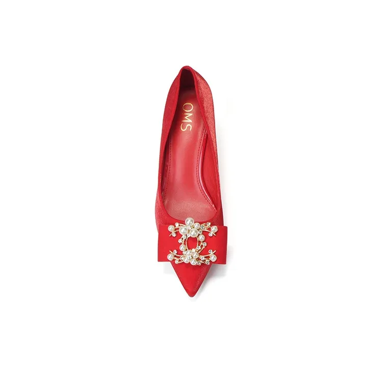 OMS High Heels Women's Red-4
