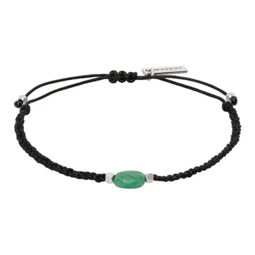 ISABEL MARANT Amazonite Brass Bracelets Men's Black