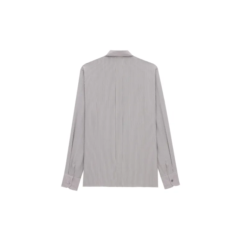 SAINT LAURENT Striped Button Up Shirt-1