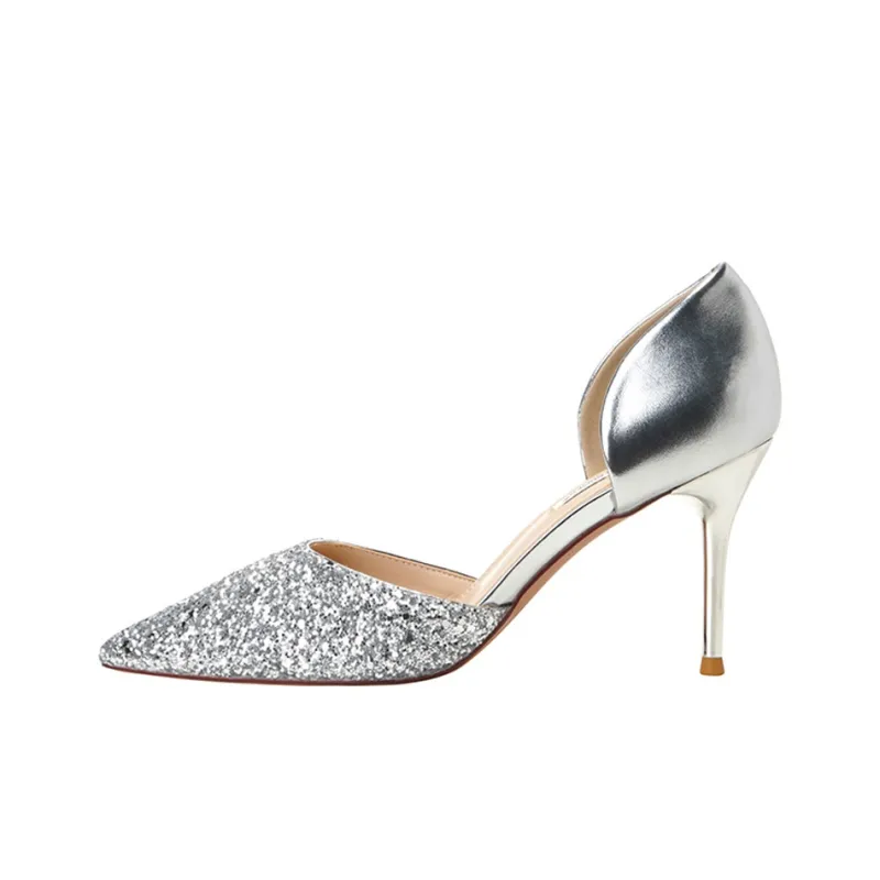Lanza High Heels Women's Champagne, Black-0