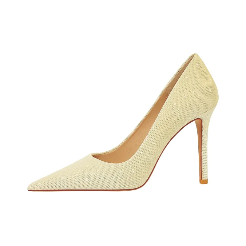 QITUMAUL Slim Heel High Heels Women's-21