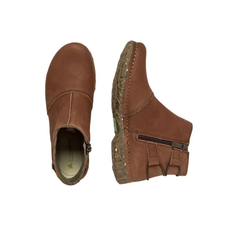El Naturalista ANGKOR Ankle Boots 2cm Women's Brown-3