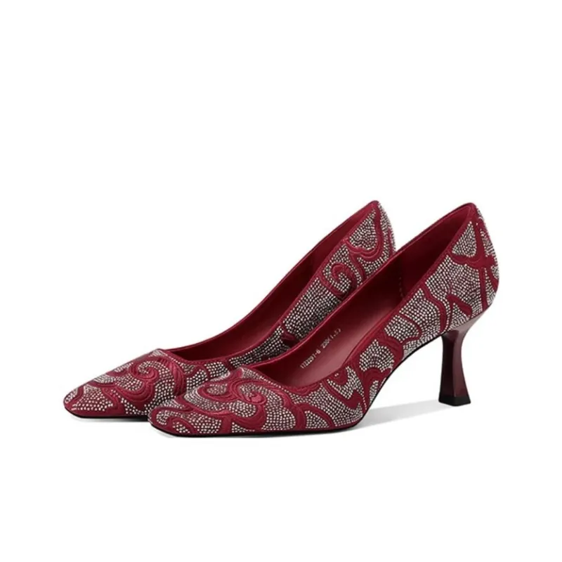 JESSICA SOPHIA Slim Heel High Heels 6.5cm Women's-4