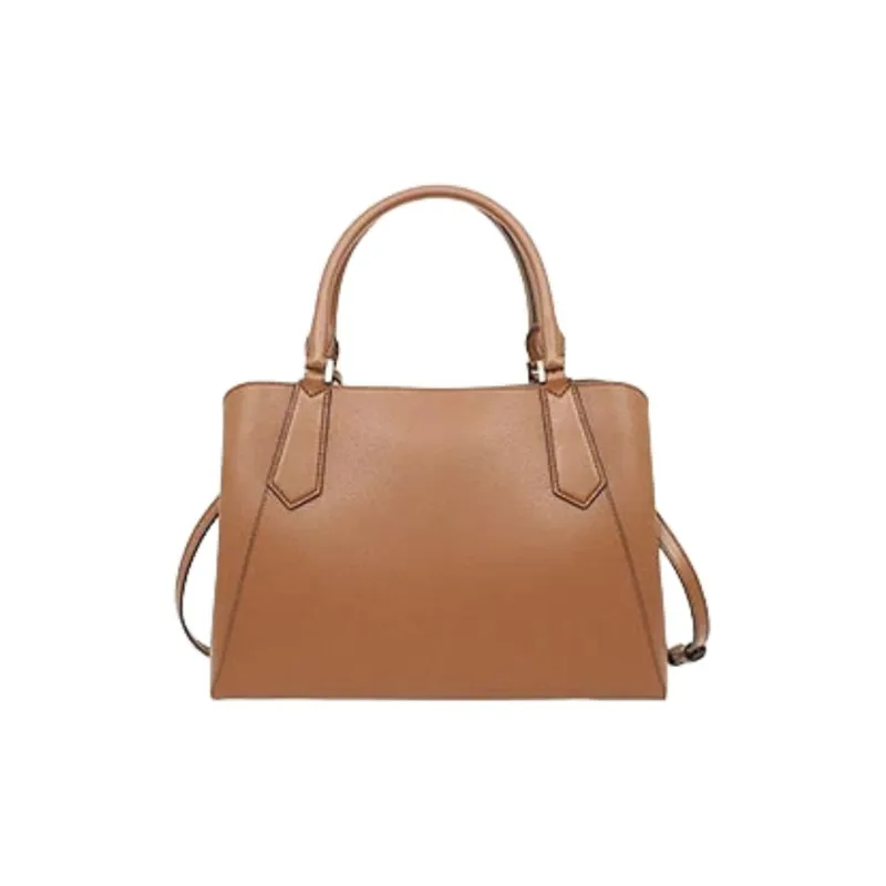 MICHAEL KORS Leather Tote Bag, Shopping Bag, Shoulder Bag, Crossbody Bag, Handbag Tubas Women's Leather Brown-2