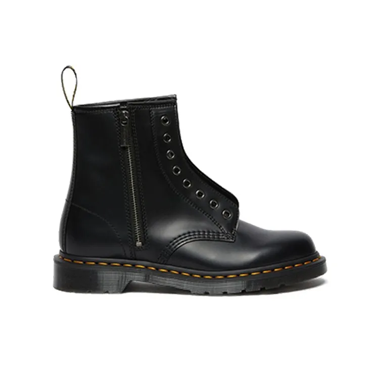 Dr.Martens 1460 Elastic Smooth Leather Lace Up Boots 'Black'-1