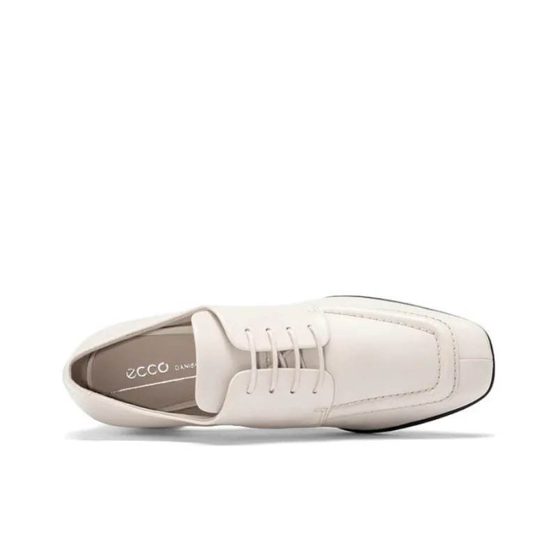 Ecco Chunky Heel High Heels 5cm Women's Beige-2