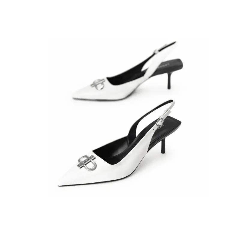 PEDRO High Heels Women's Black/White-2