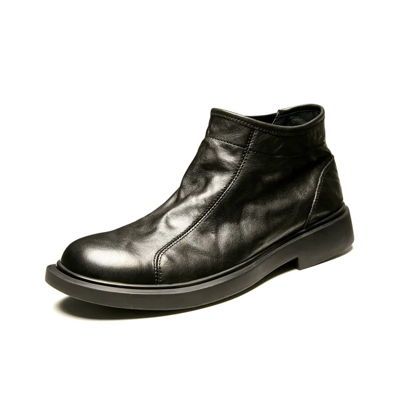 LEYGMENLG Ankle Boots Men's Black-6