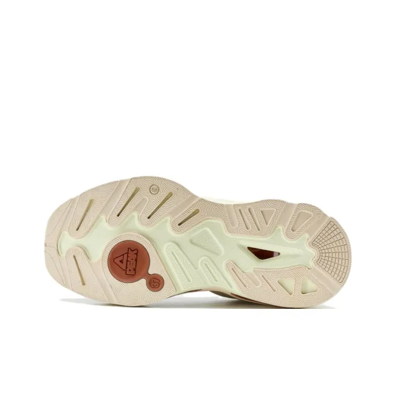 PEAK Sports Life Collection Non slip Lightweight Low Top Casual Shoes Women's Ecru-4