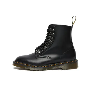 Dr.Martens 1460 Pascal Verso Smooth Leather Lace Up Boots 'Black'