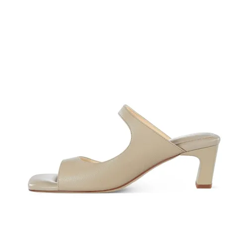 7or9 Matcha Egg Tart und Heel High Heels 5cm Women's Apricot